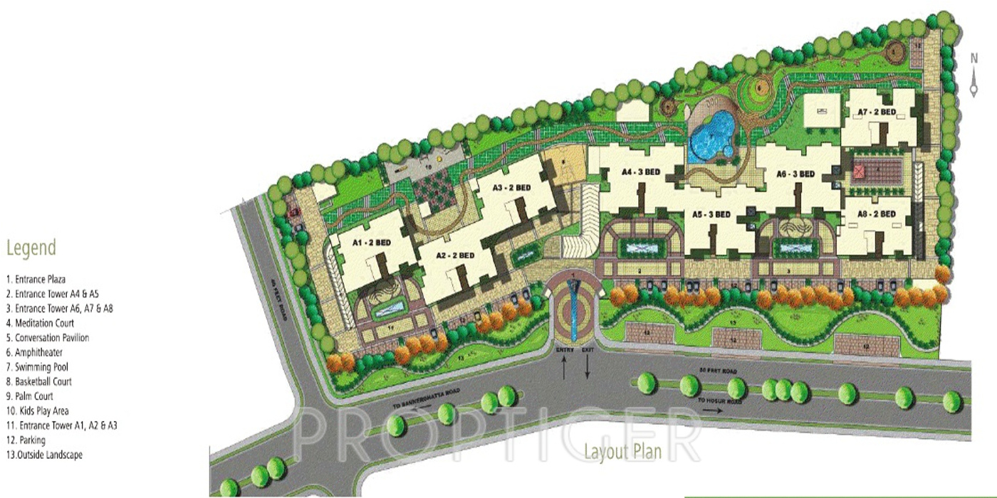 Paramount Pilatus in Bilekahalli, Bangalore Price, Location Map