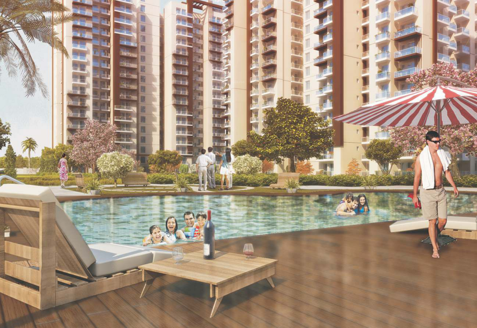 MGH Mulberry County in Sector 70, Faridabad Price, Location Map