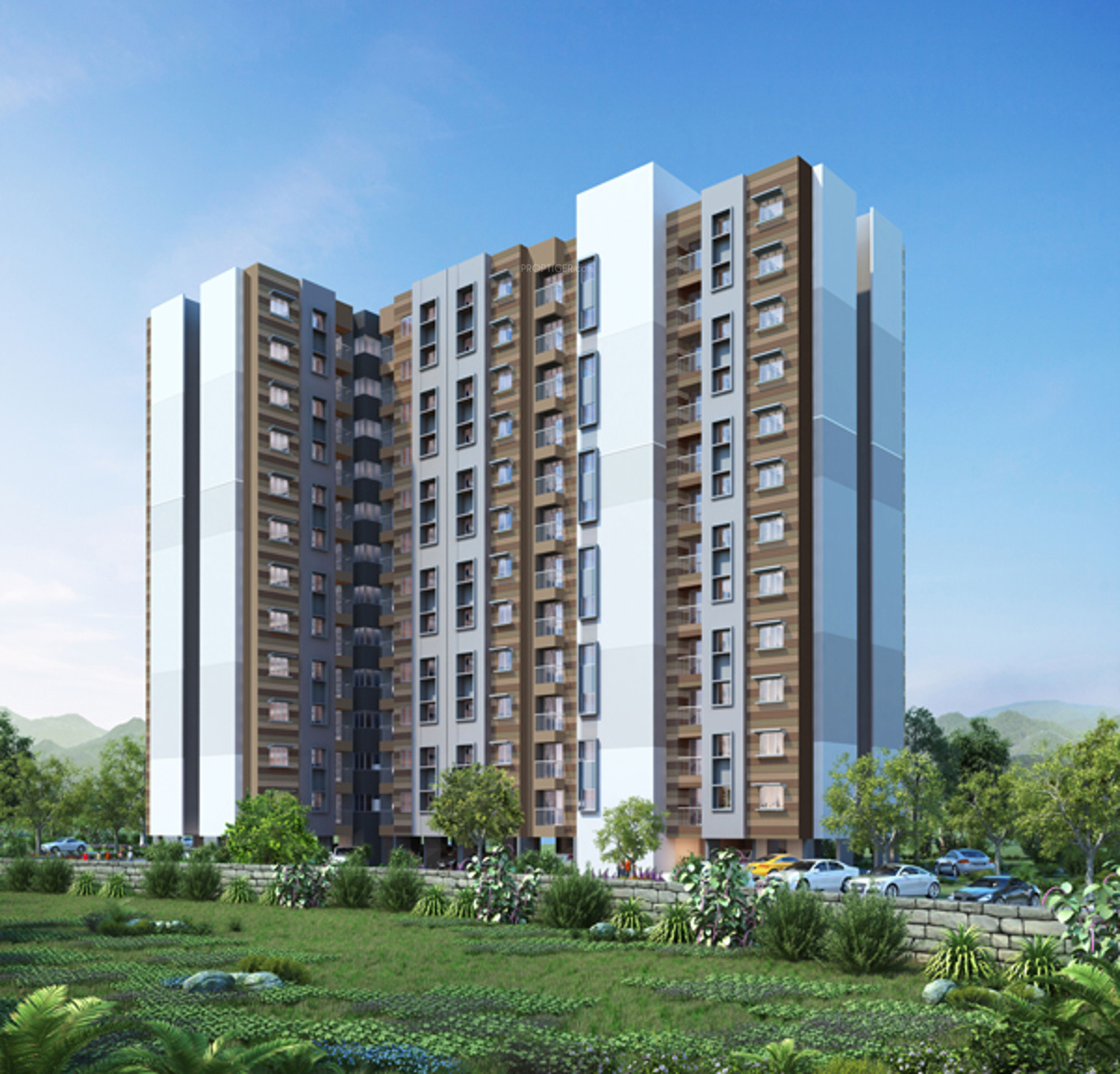 Main Elevation Image 1 of Axis Spaces La Promenade, Unit available at