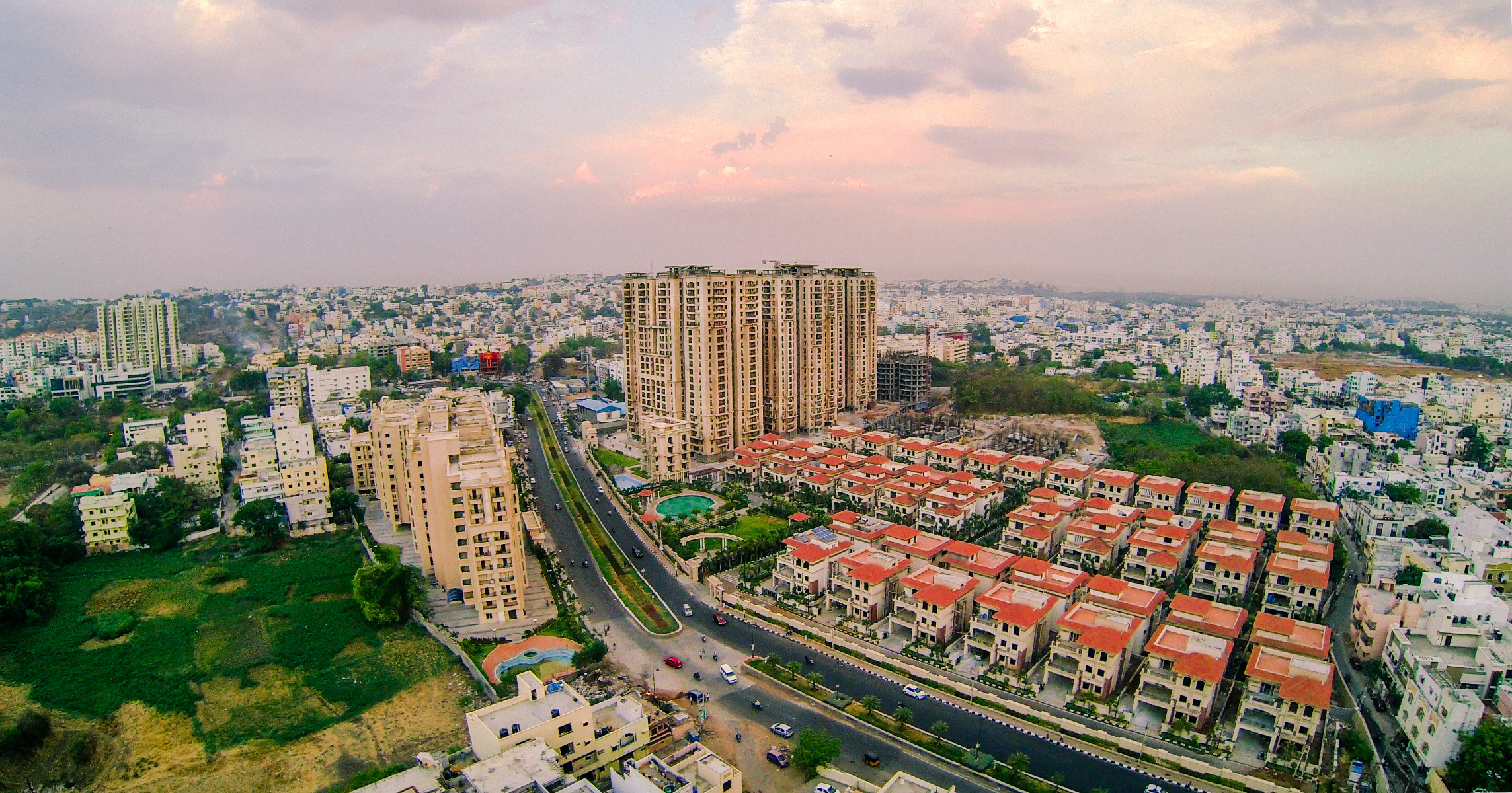 Aditya Empress Towers in Shaikpet, Hyderabad Price, Location Map