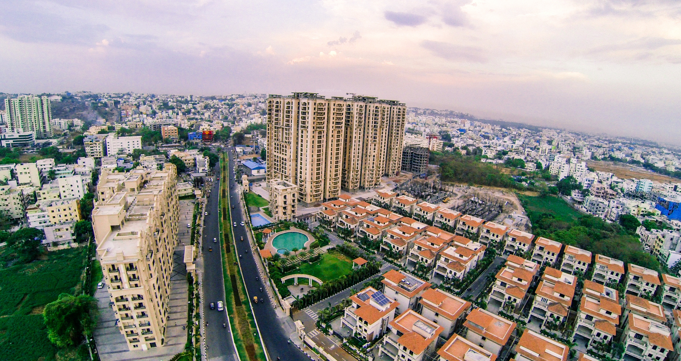 Aditya Empress Towers in Shaikpet, Hyderabad Price, Location Map