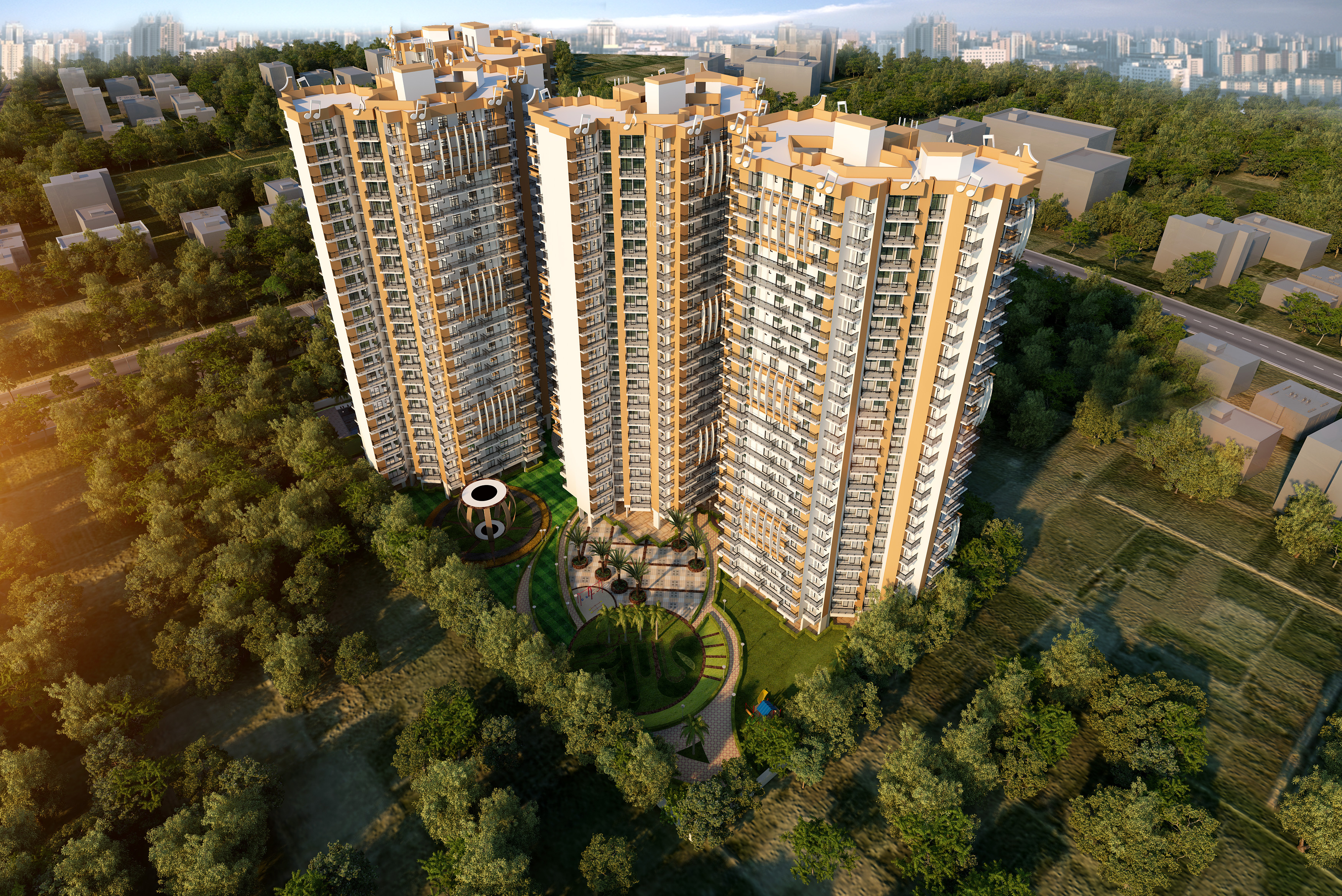 Main Elevation Image 7 of Future World Rhythm County, Unit available at