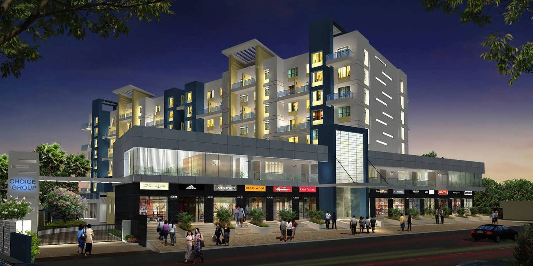 800 sq ft 1 BHK 2T Apartment for Sale in Choice Group Pune Goodwill 24