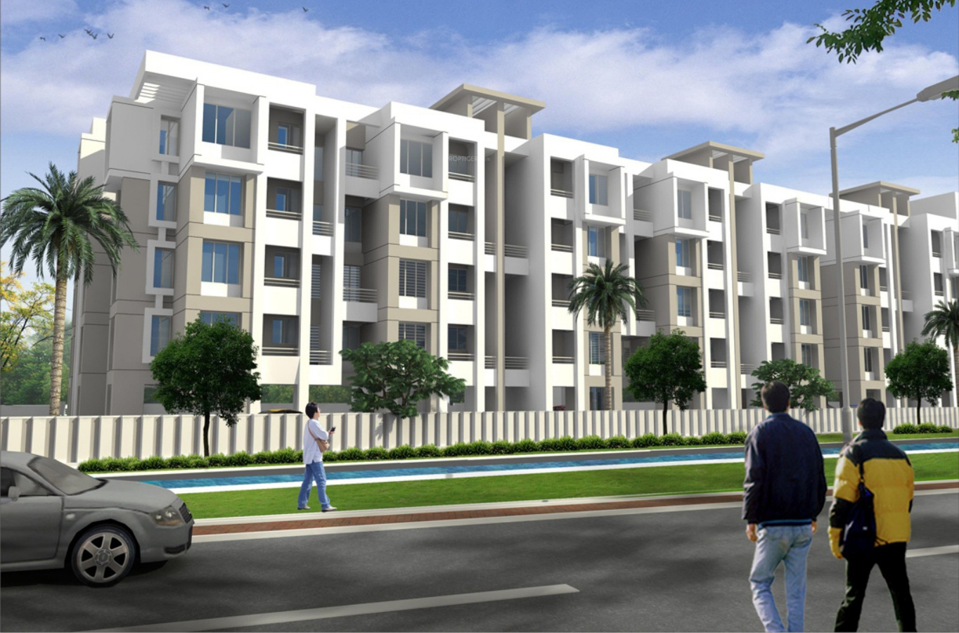 Main Elevation Image 3 of Mahasainik City Sai Shanti, Unit available at