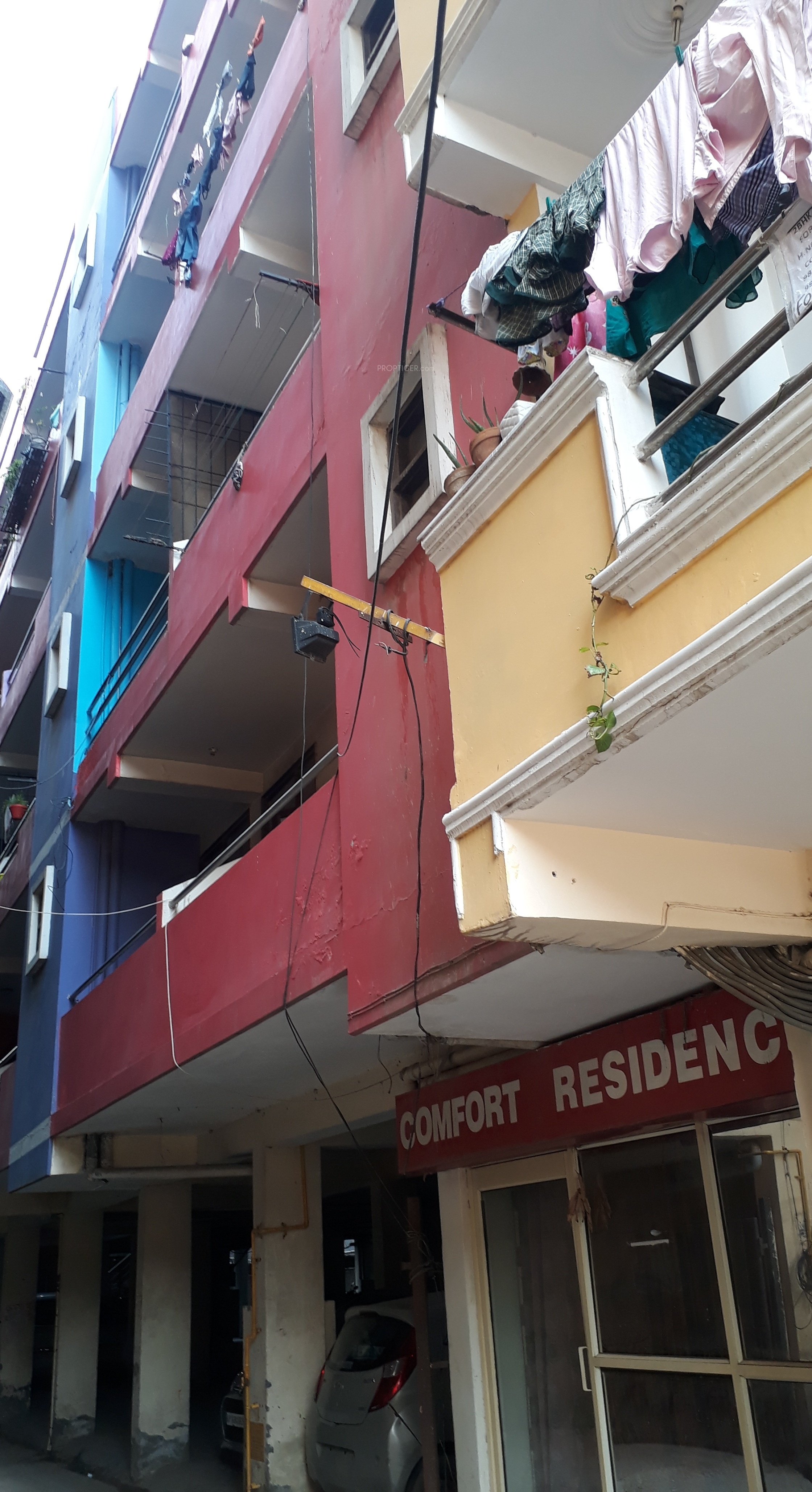 1, 2, 3 BHK Cluster Plan Image Ashi Construction Comfort Residency