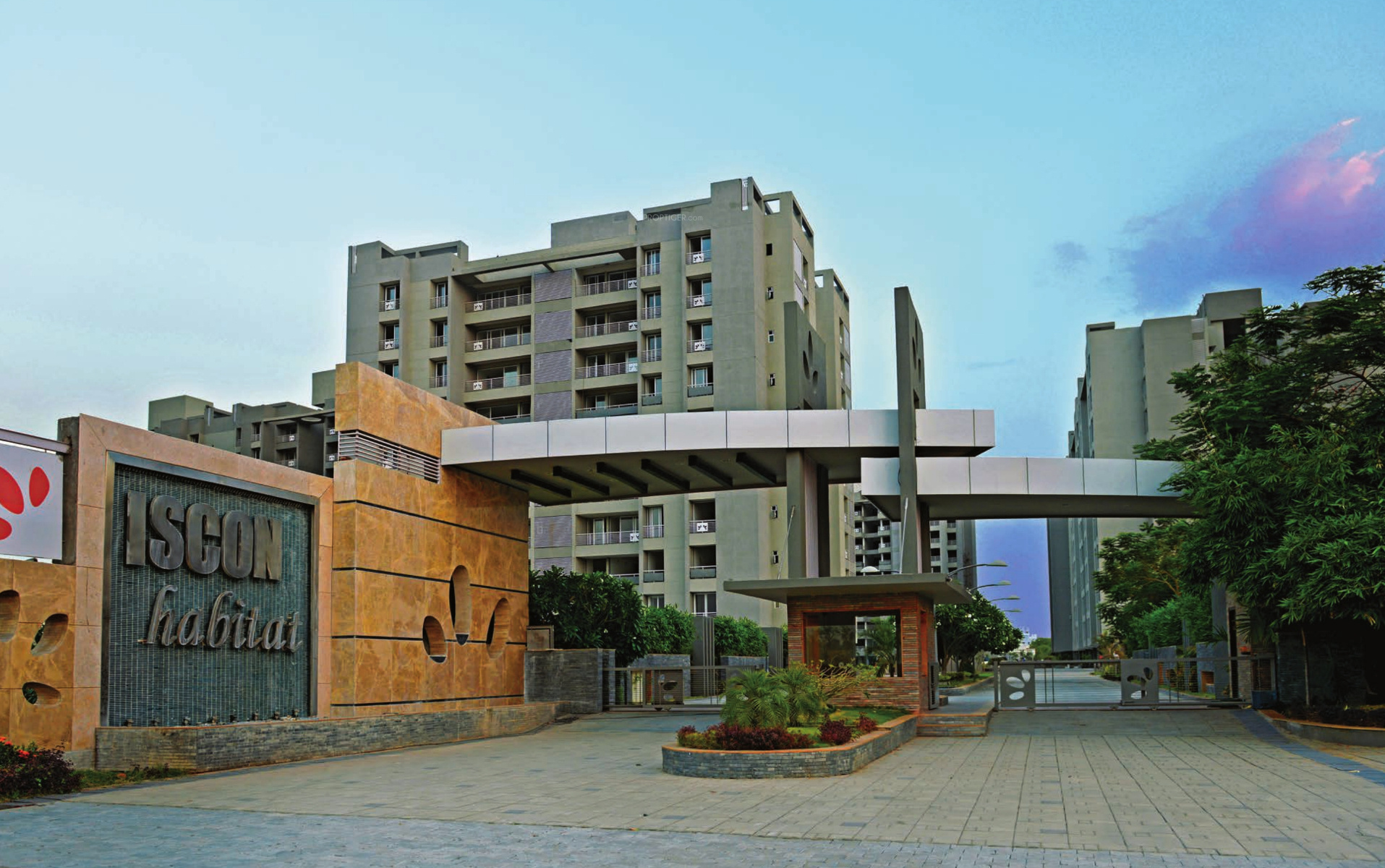 Main Elevation Image 3 of JP Iscon Group Iscon Habitat, Unit available at Gotri Road Vadodara