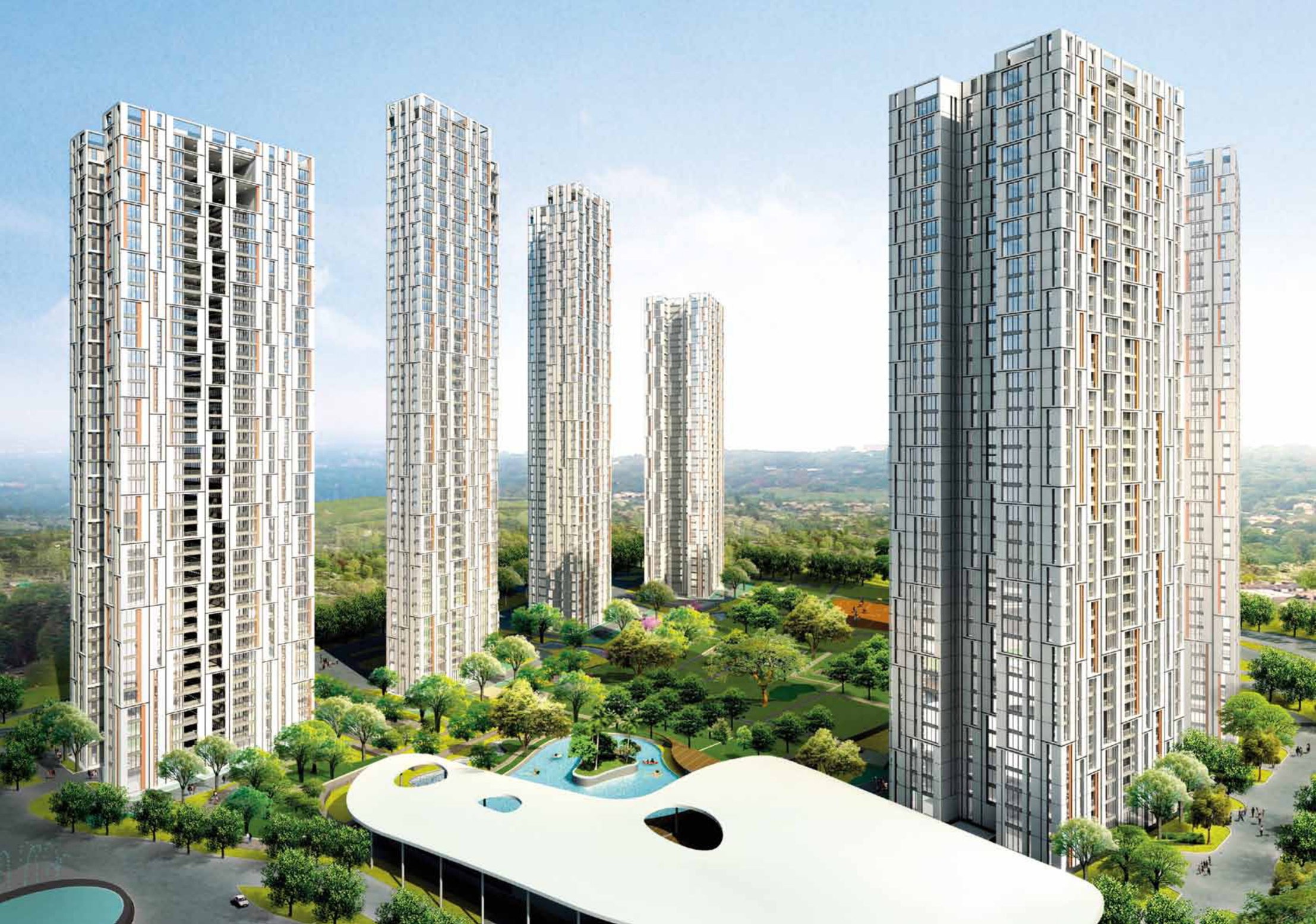 Main Elevation Image 1 of Bengal NRI Urbana New Towers, Unit available