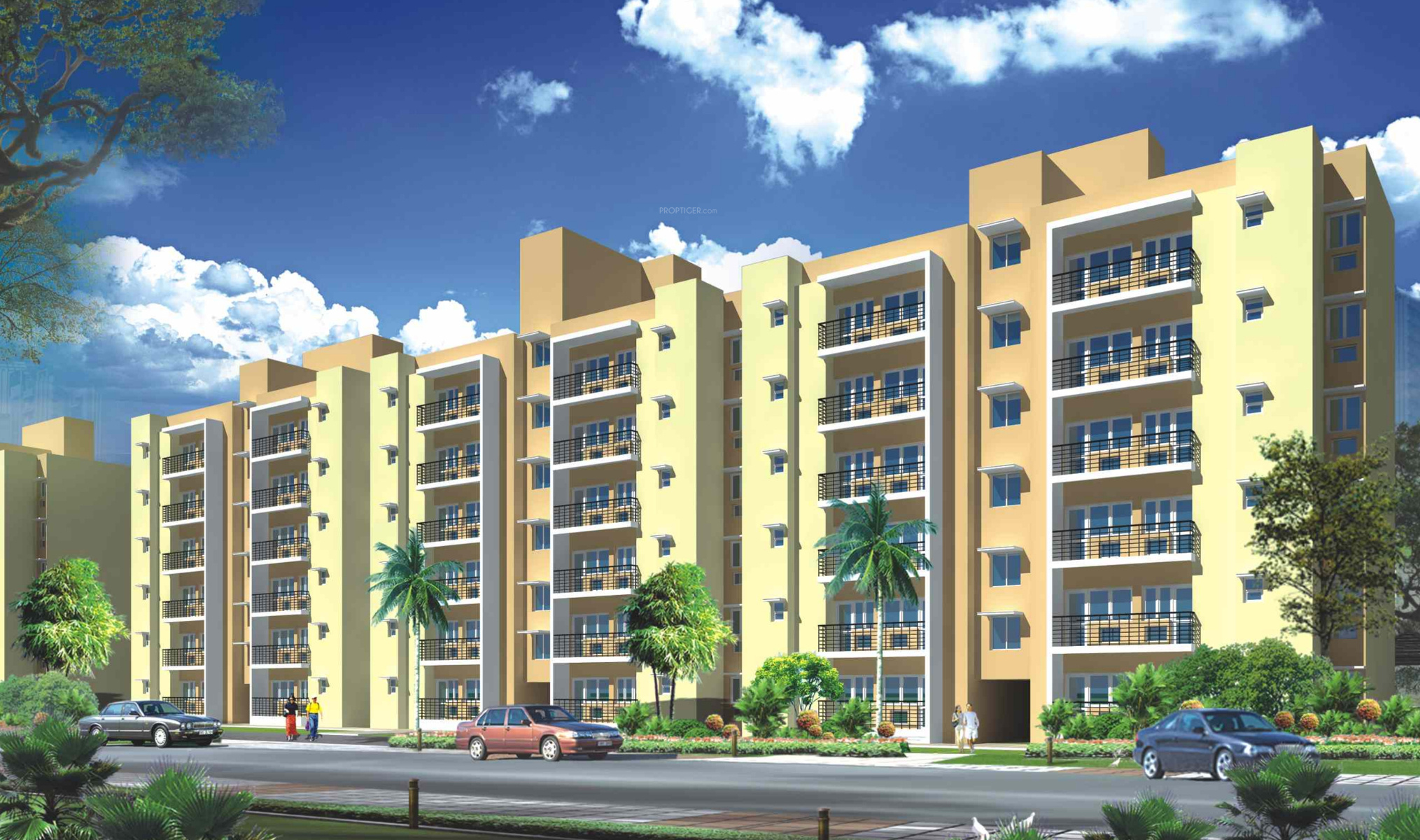 Main Elevation Image 1 of Unitech Limited Uni Homes, Unit available at