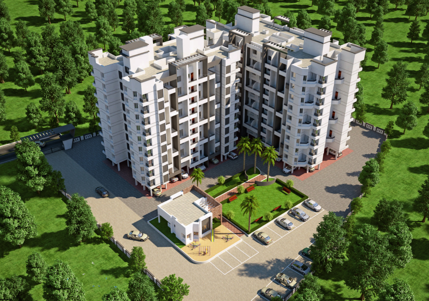 Main Elevation Image 1 of VK Developers Silver Nest, Unit available at