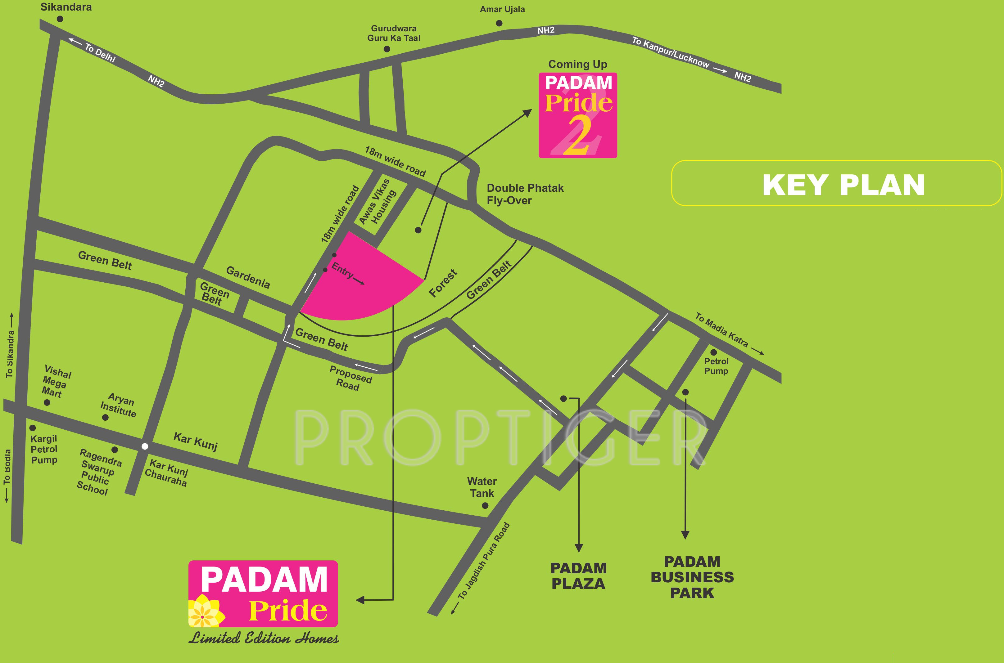 Riddhi Siddhi Padam Pride in Sikandra, Agra Price, Location Map