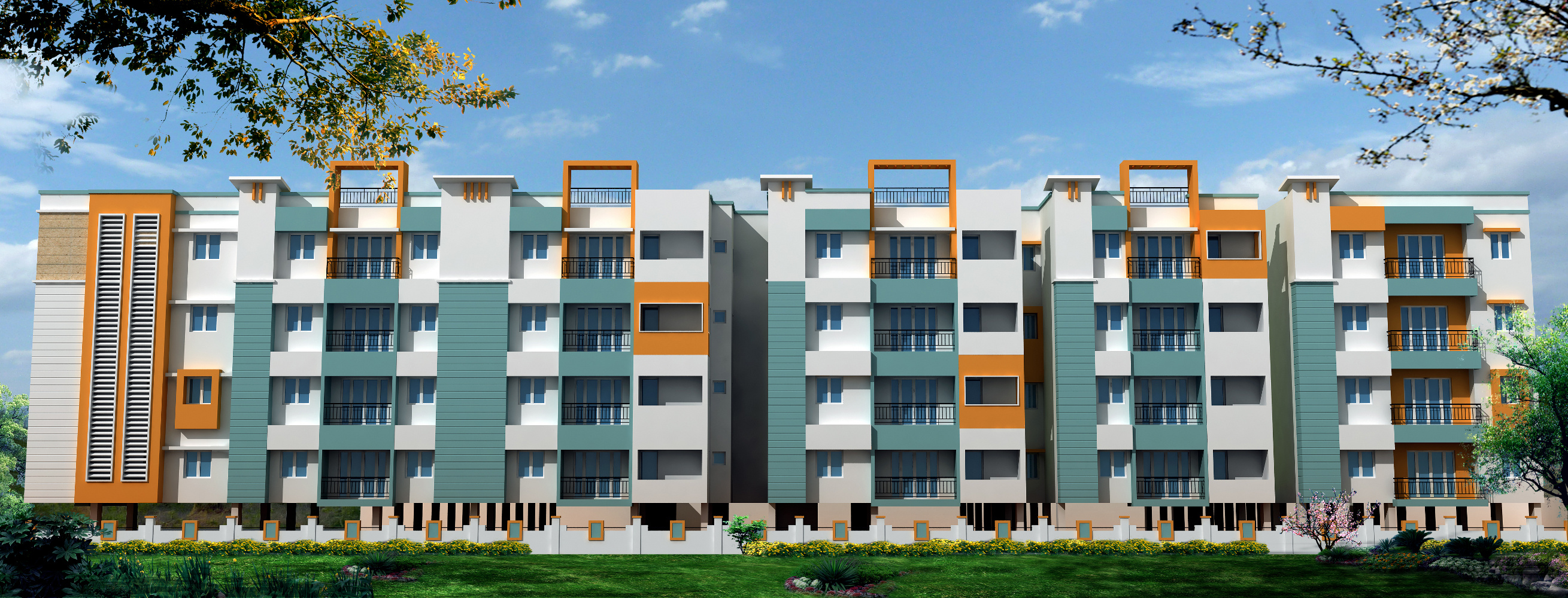 Main Elevation Image 3 of Marutham Group Classic, Unit available at