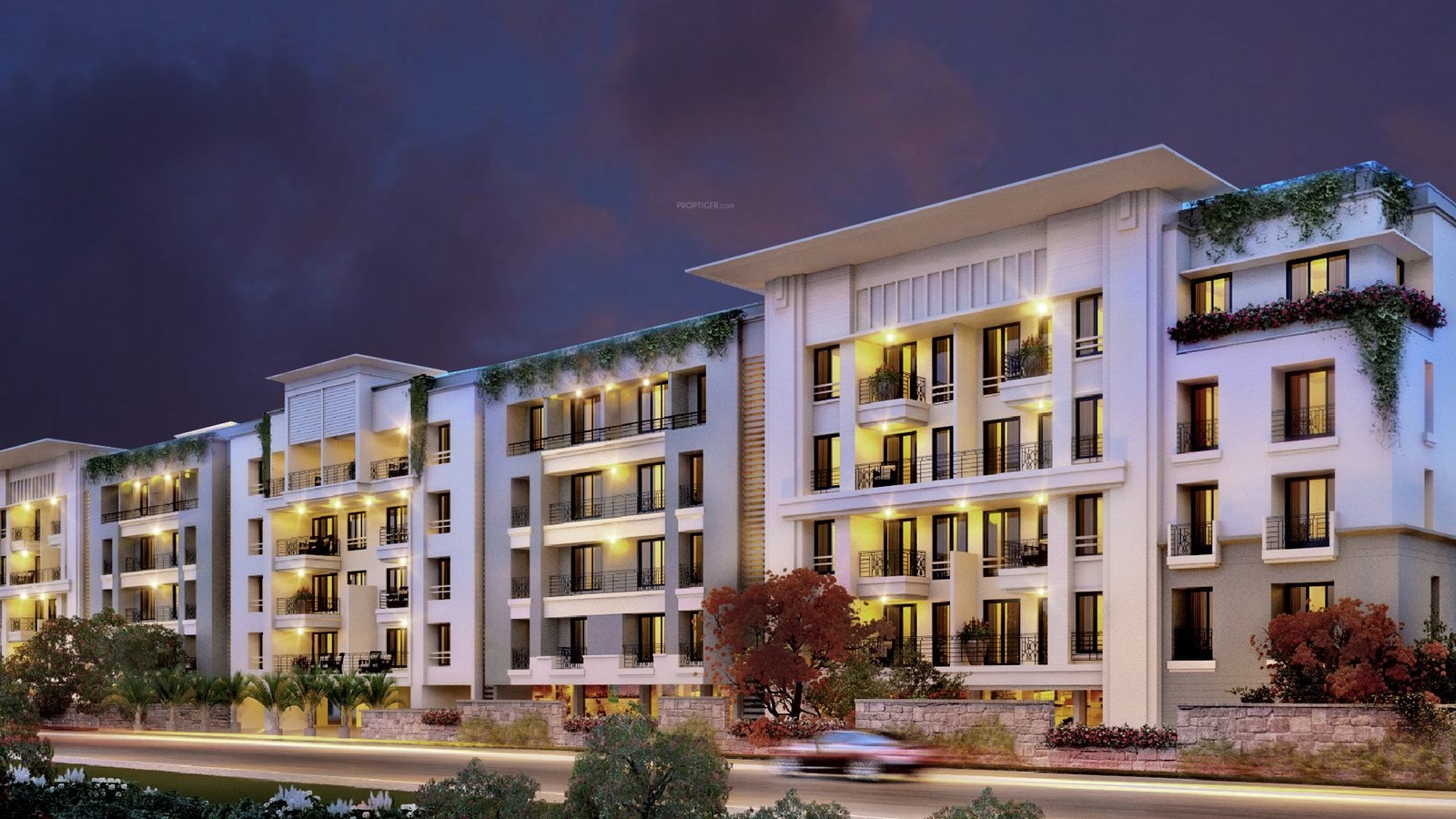 1185 sq ft 2 BHK Floor Plan Image Luxora Infrastructure Treeline