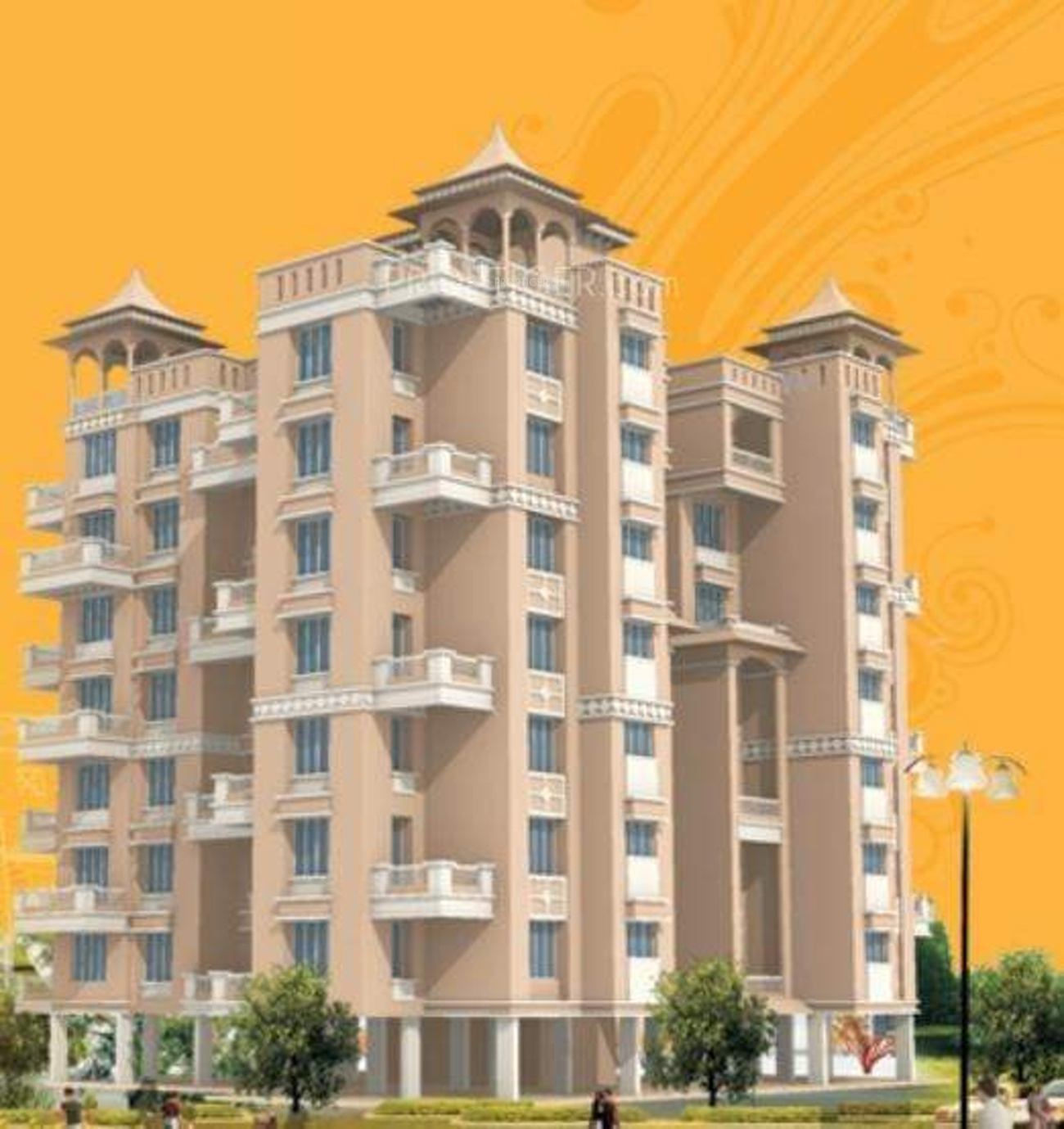 2, 3 BHK Cluster Plan Image GK Developers Pune Rajaveer Palace for