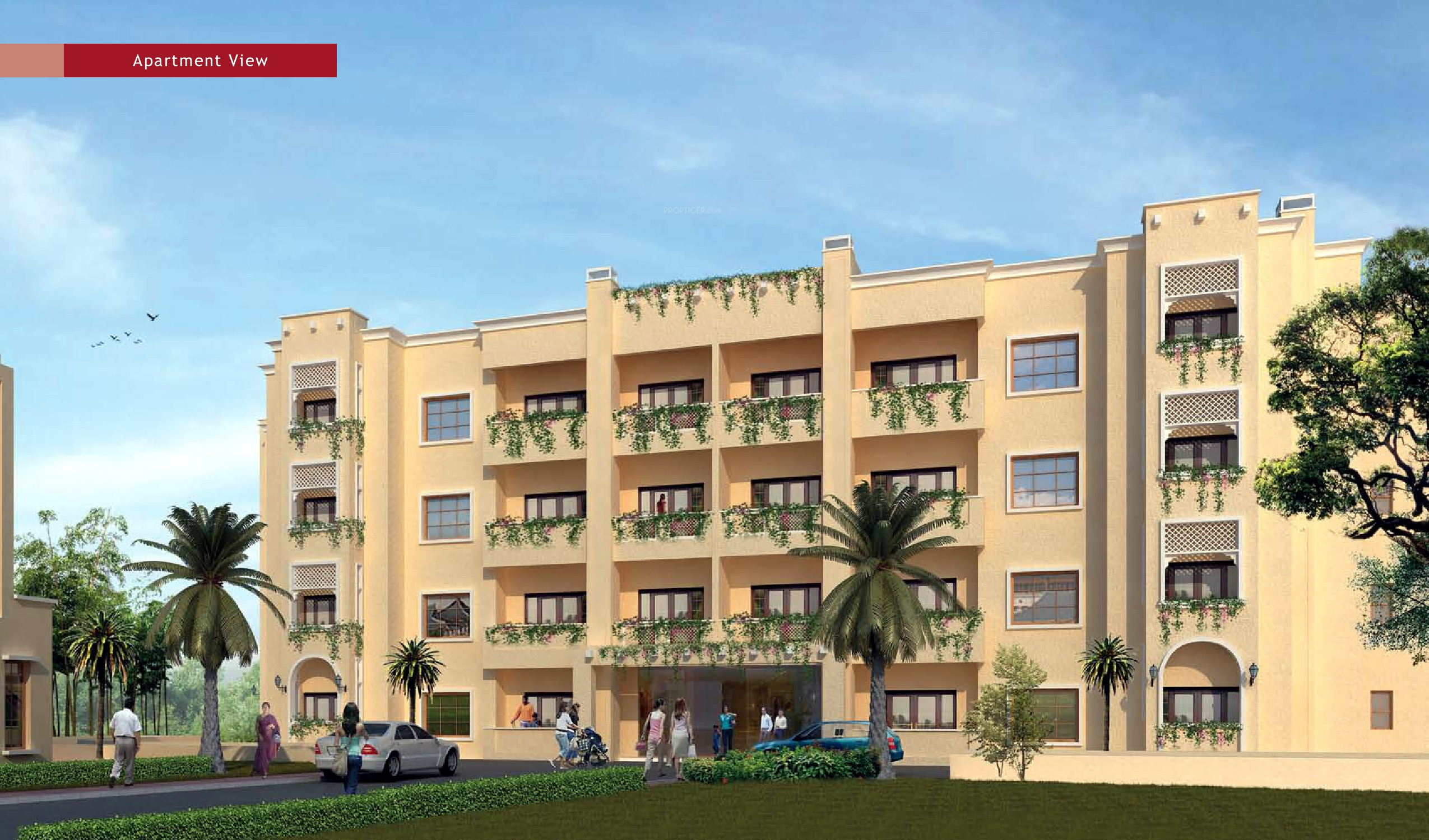 2411 sq ft 3 BHK Floor Plan Image Prestige Group Silver Oak Apartment