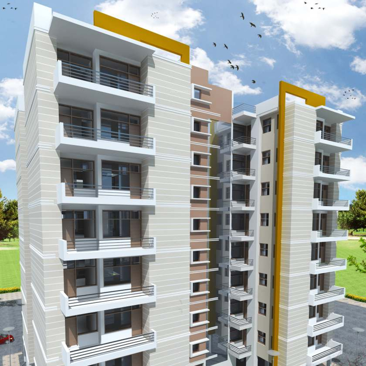 Layout Plan Image of Amarnath Aggarwal Amravati Enclave for sale
