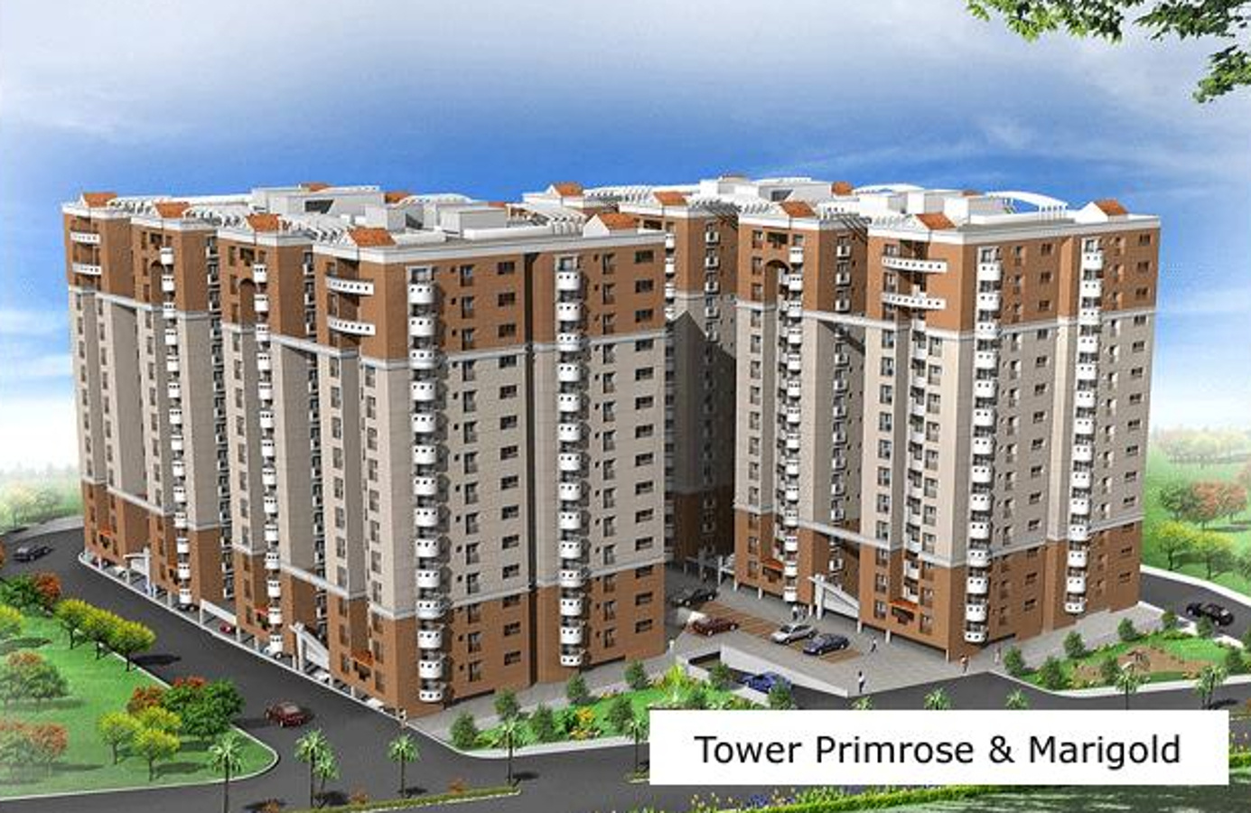 Site Plan Image of L And T Realty Serene County Gachibowli Hyderabad