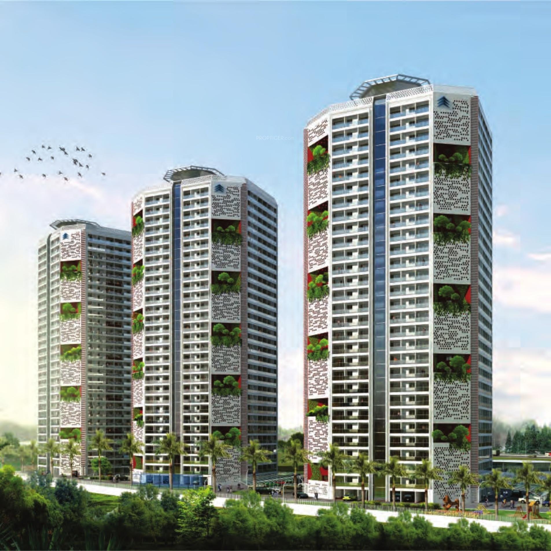 2, 3 BHK Cluster Plan Image Northern Sky Properties City for sale at