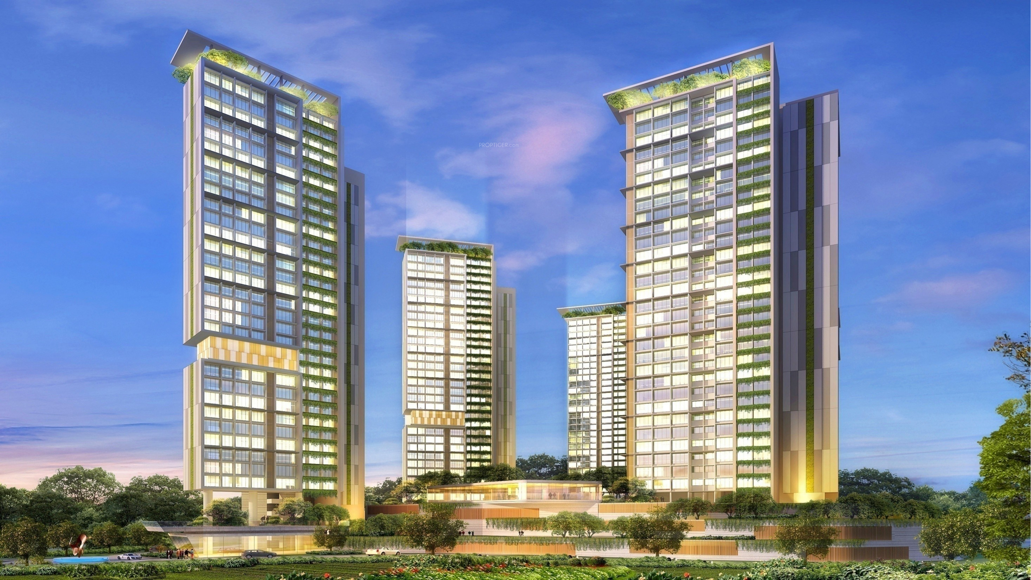 Master Plan Man Realty One Avenue Park Thane West Mumbai