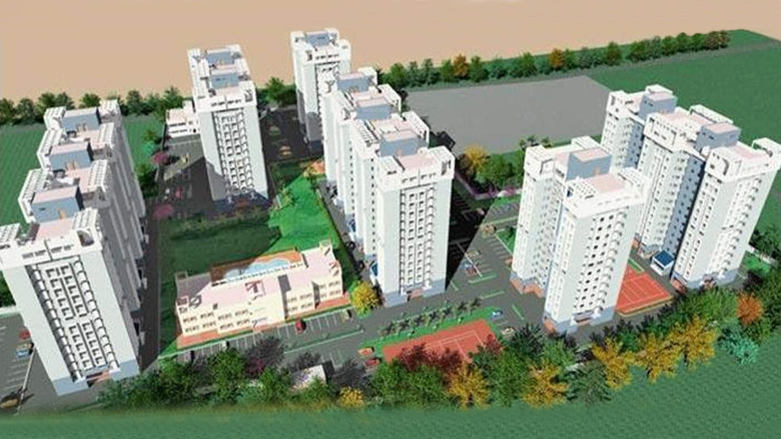 Layout Plan Image of South City Projects Garden for sale