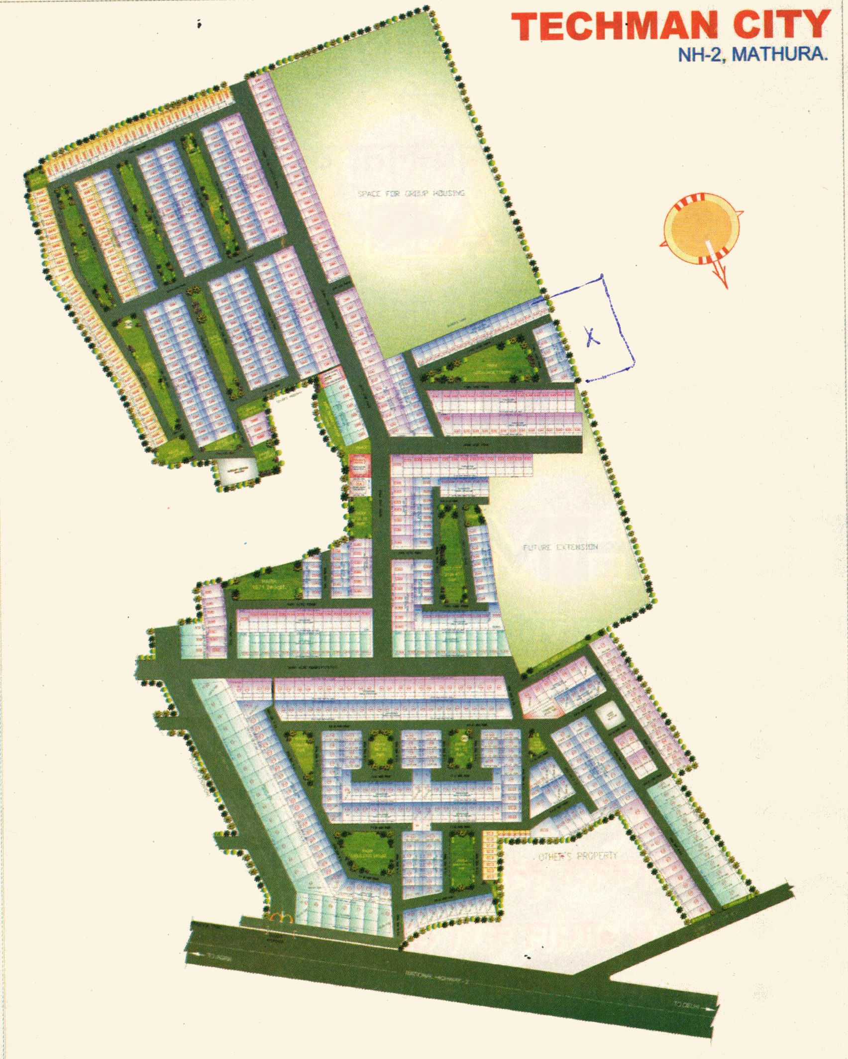 Techman Nilgiri in Aurangabad Bangar, Mathura Price, Location Map, Floor Plan & Reviews