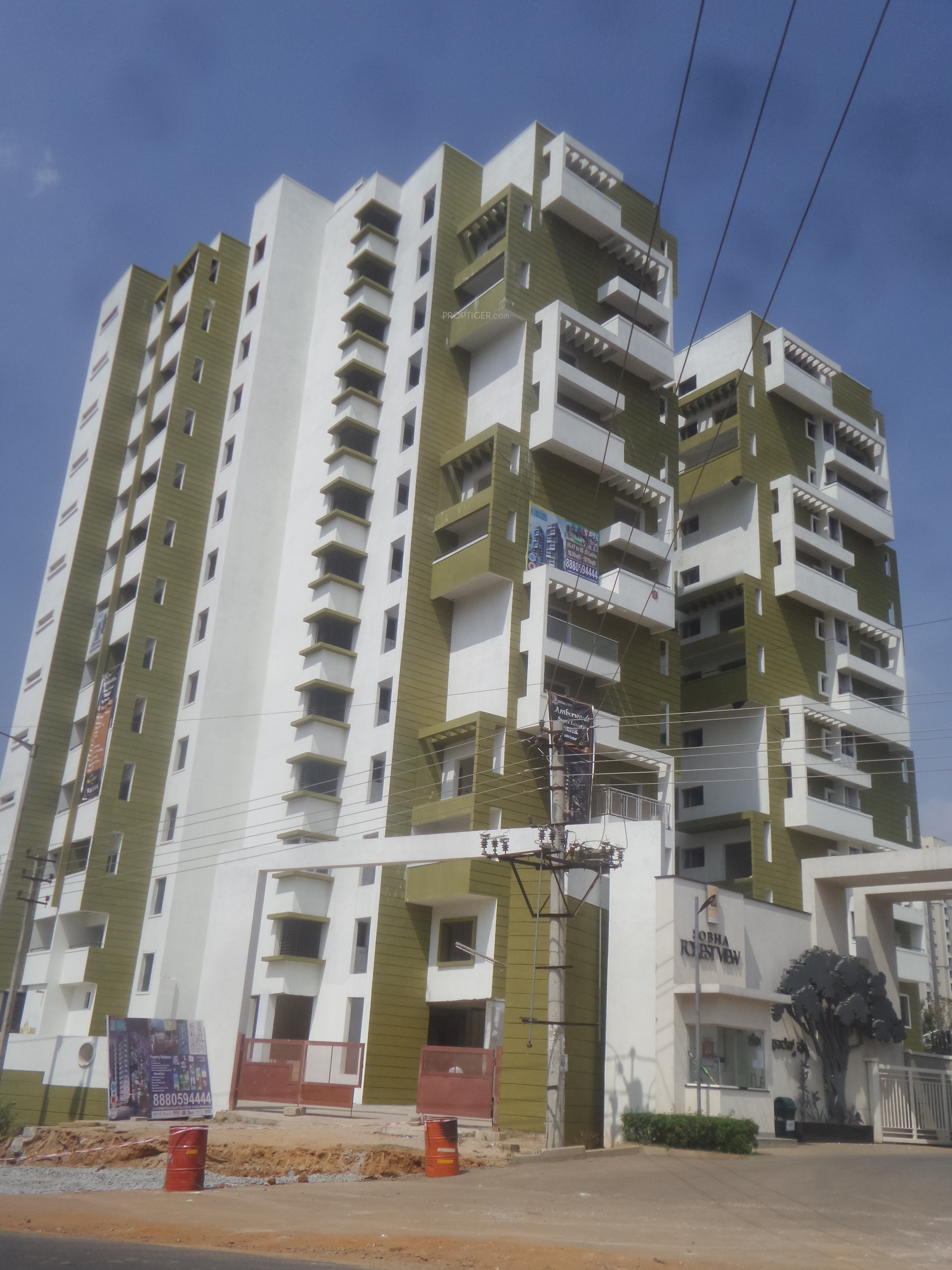 Main Elevation Image 1 of Chamundi Builders Amber Woods, Unit available