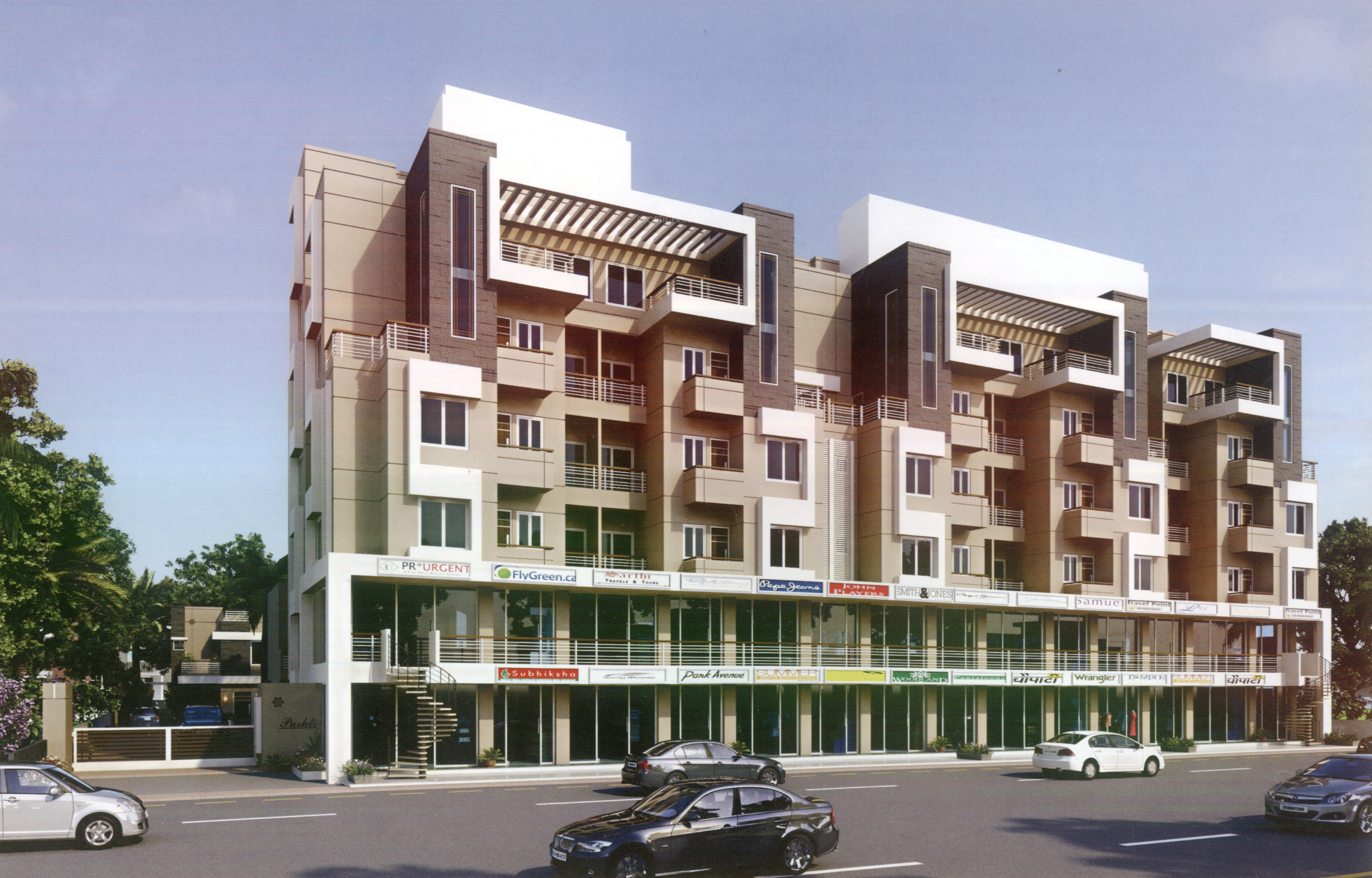 875 sq ft 2 BHK 2T Apartment for Sale in Aditya Developers Vadodara