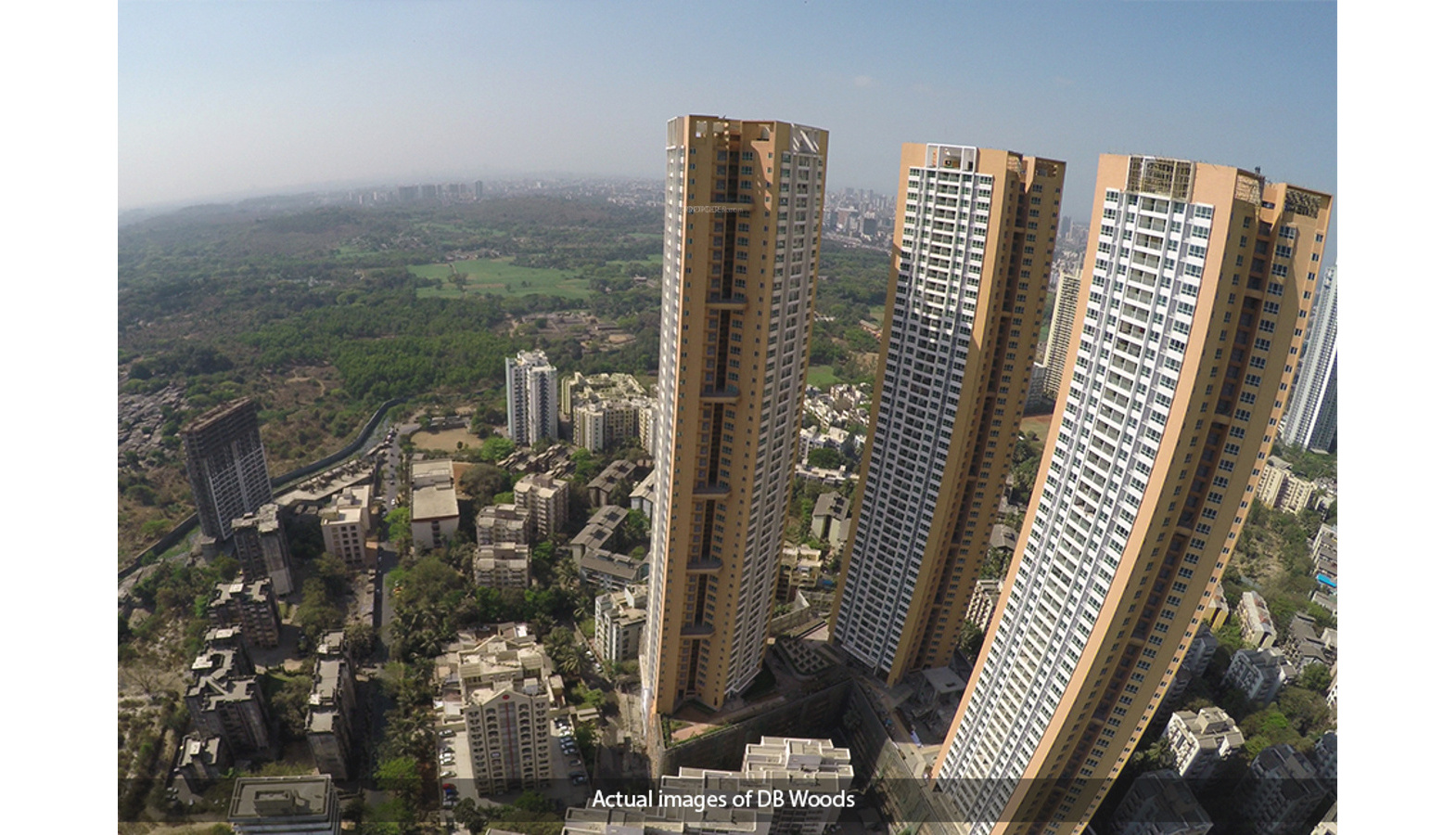Image of Location Map of DB Realty Woods Goregaon East Mumbai