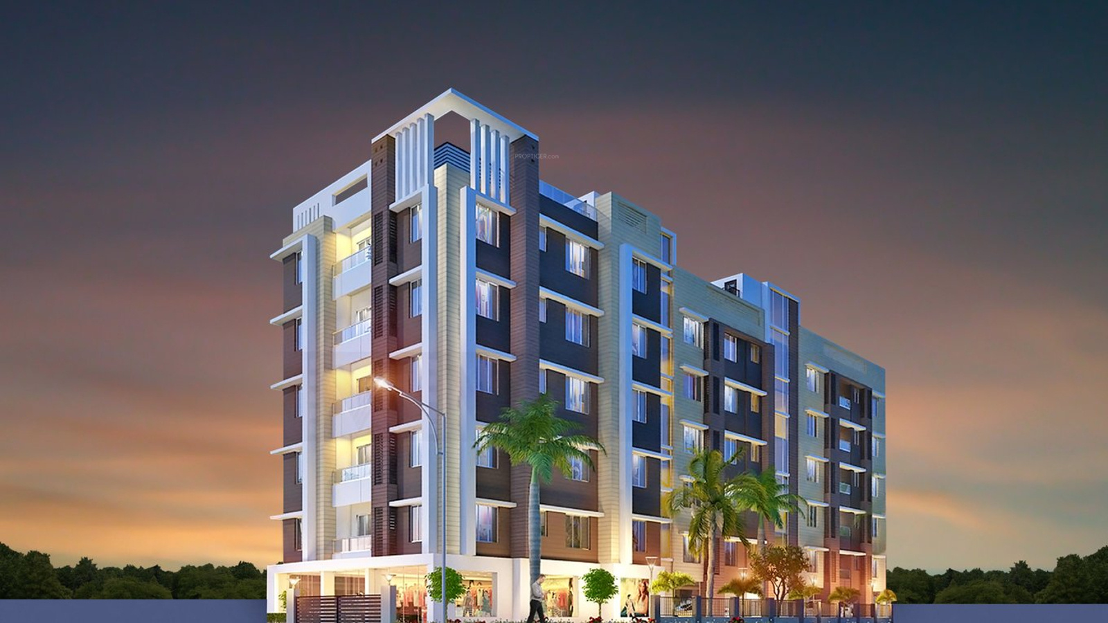 1170 sq ft 3 BHK Floor Plan Image Realmark Vista Available for sale