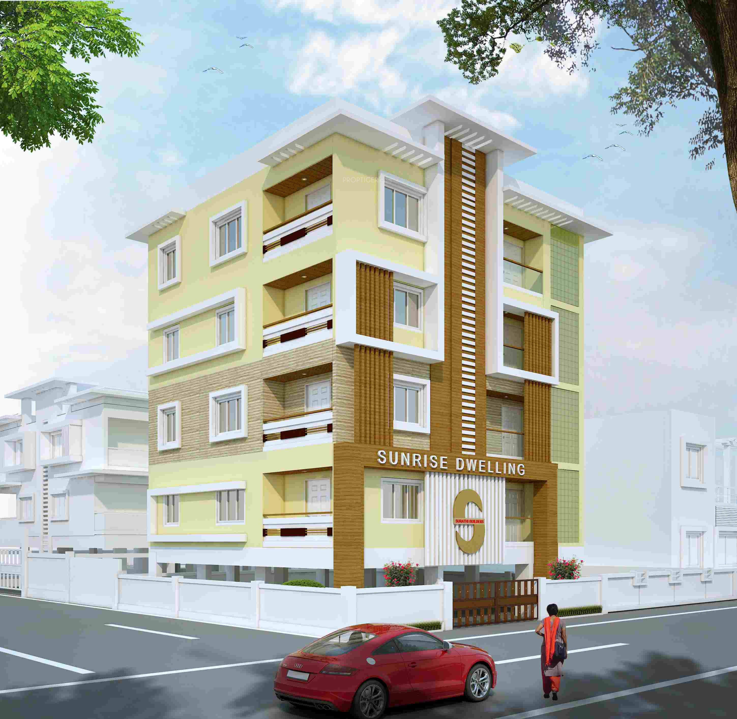 3 BHK Cluster Plan Image Surath Sunrise Dwelling for sale at