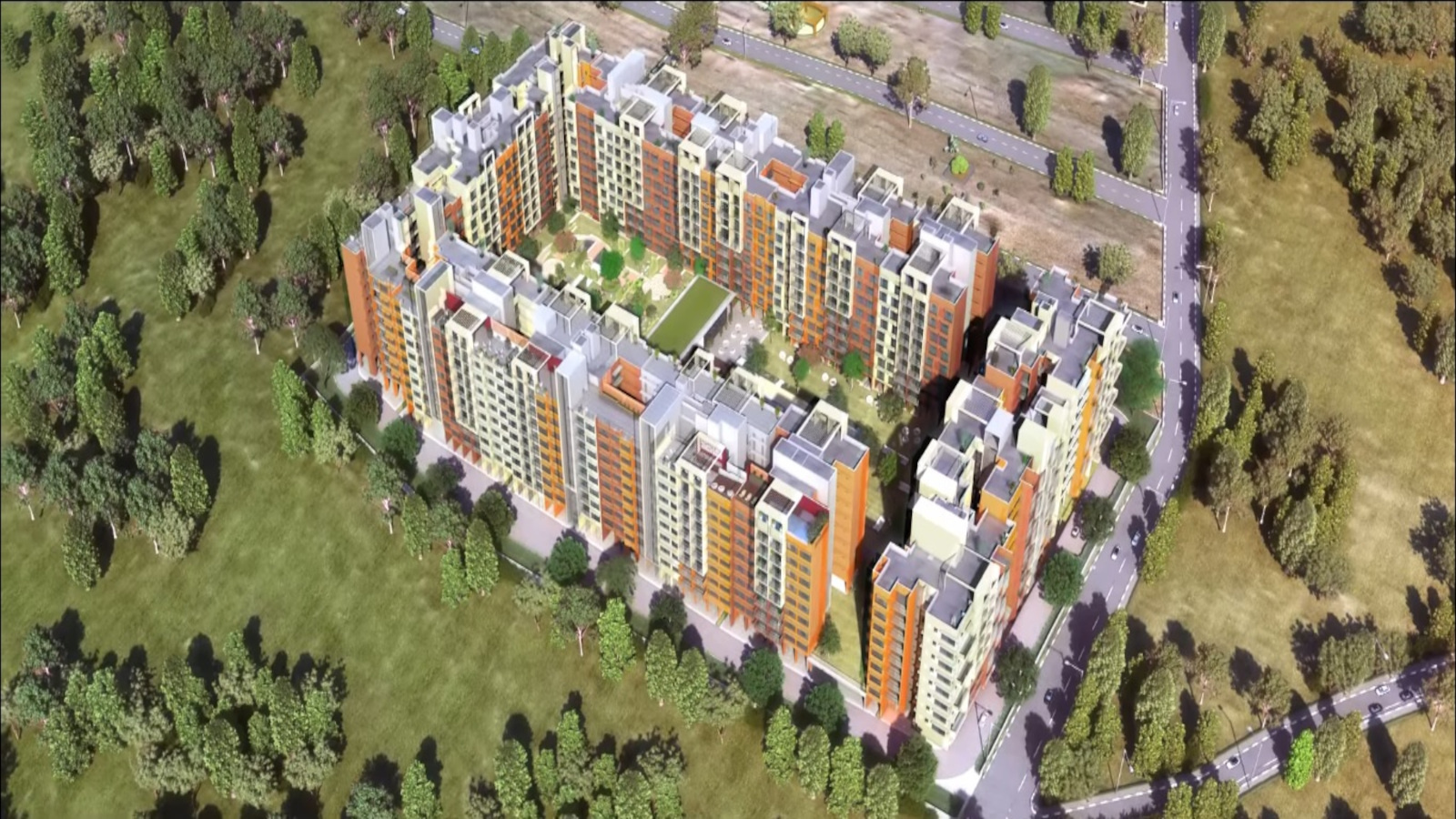 1, 2, 3 BHK Cluster Plan Image Tata Realty Rio De Goa for sale at