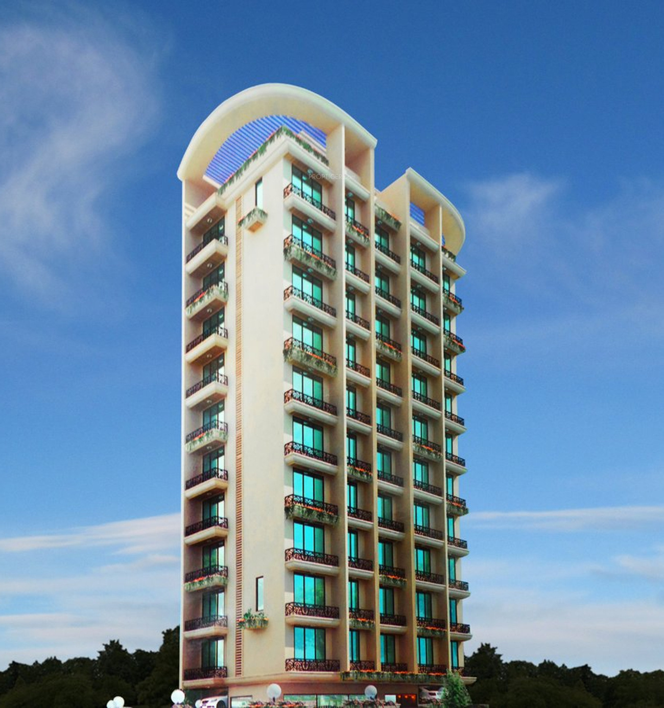 Main Elevation Image 2 of PK Homes Arch, Unit available at Santacruz