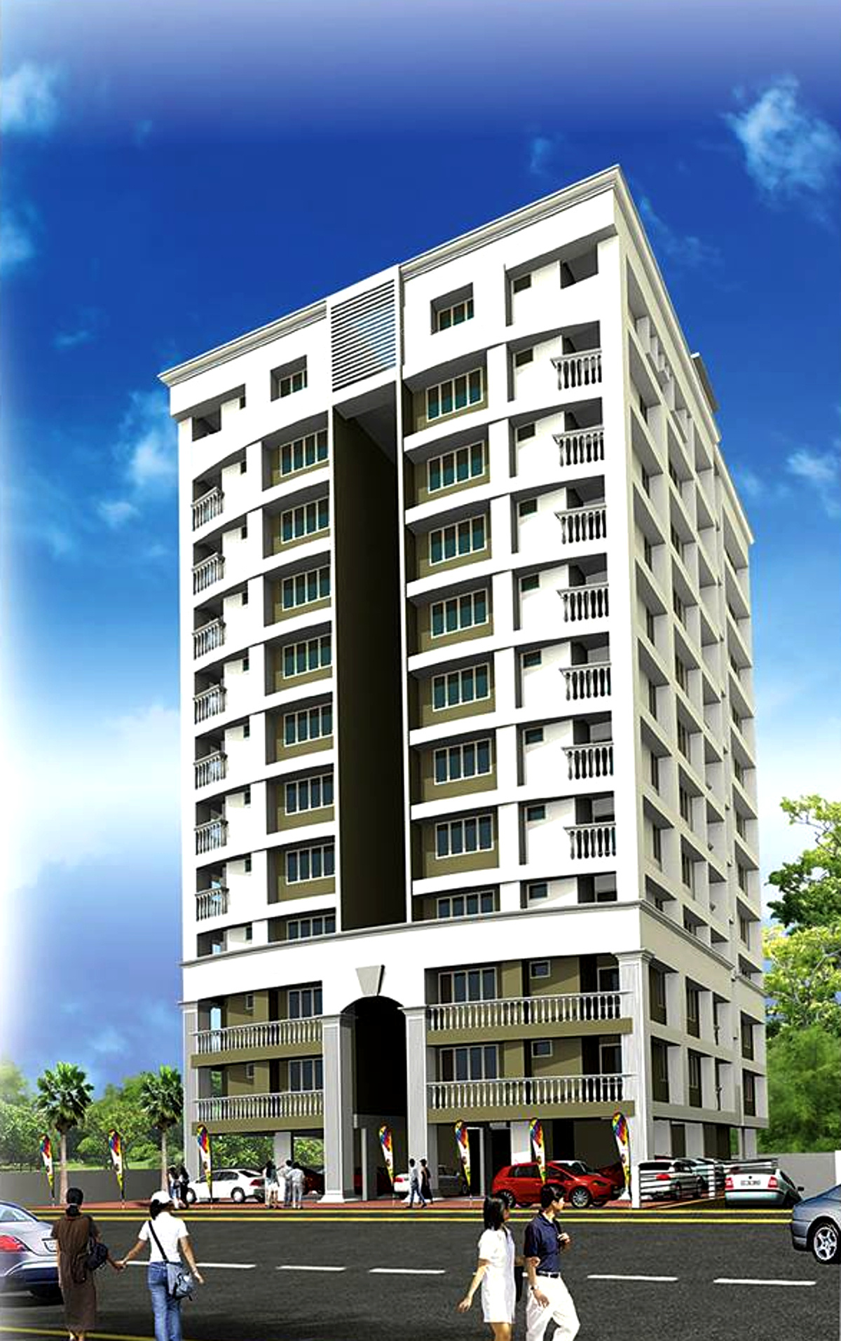1446 sq ft 3 BHK 3T Apartment for Sale in PTC Basil Lofts Poojapura