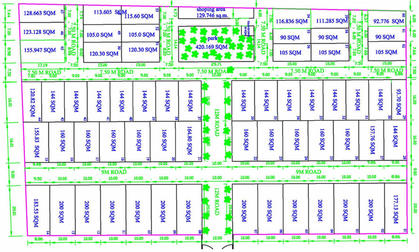 2152 sq ft Plot for Sale in Kaashvi Developers Greens Haibat Mau