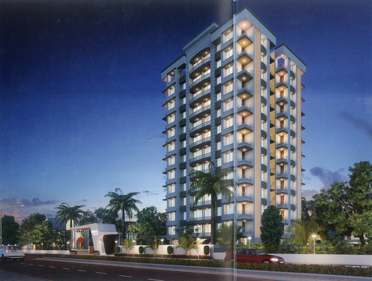 Main Elevation Image 1 of Radhe Krishna White Palace, Unit available at