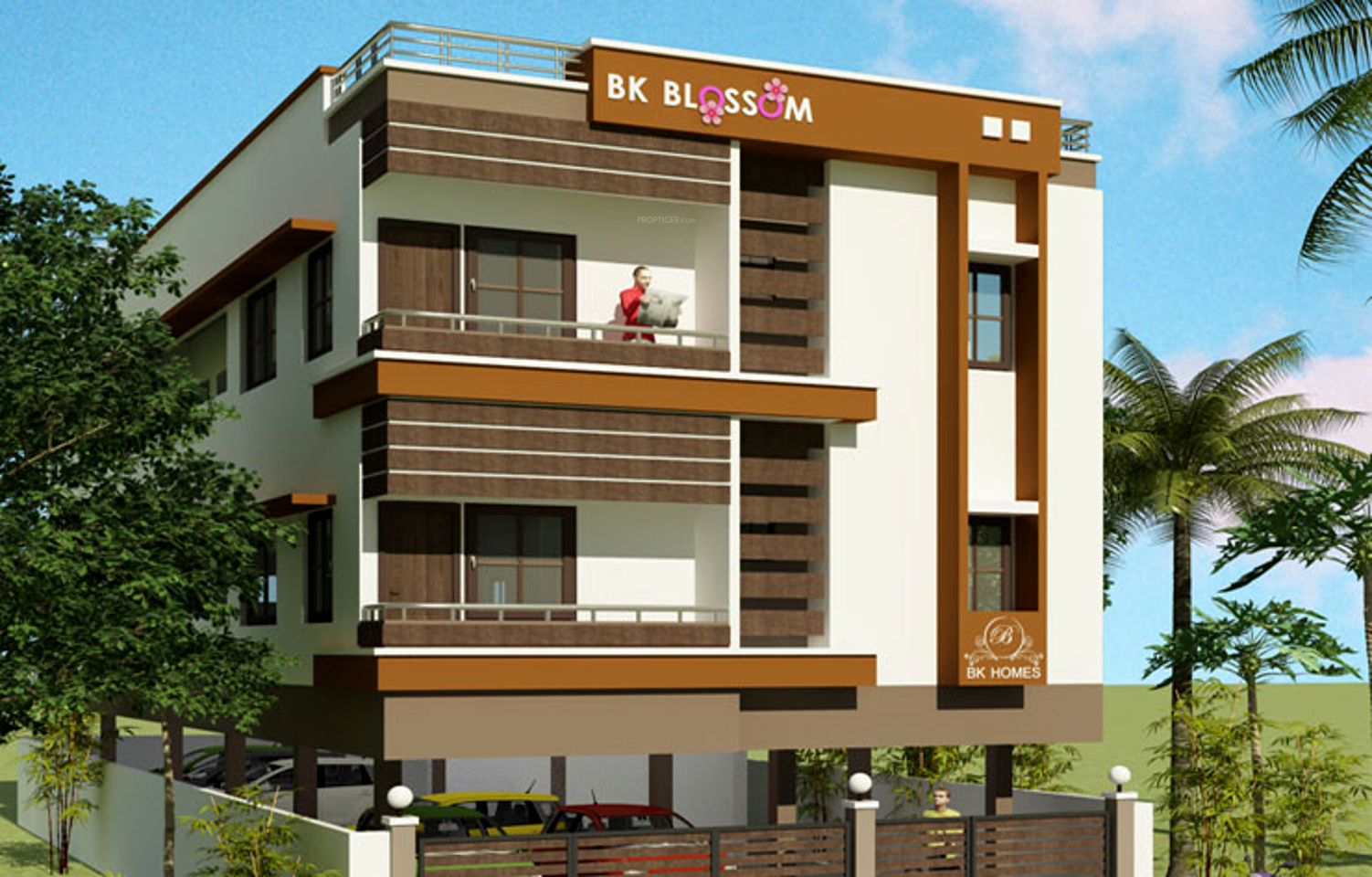 769 sq ft 2 BHK Floor Plan Image BK Homes Blossom Available for sale