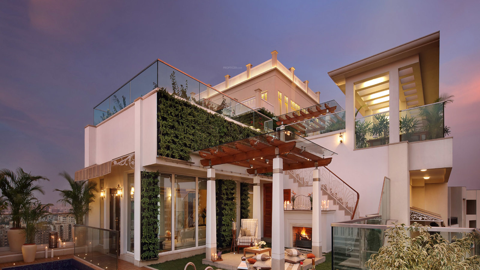 5495 sq ft 3 BHK Floor Plan Image Central Park Sky Villas Available
