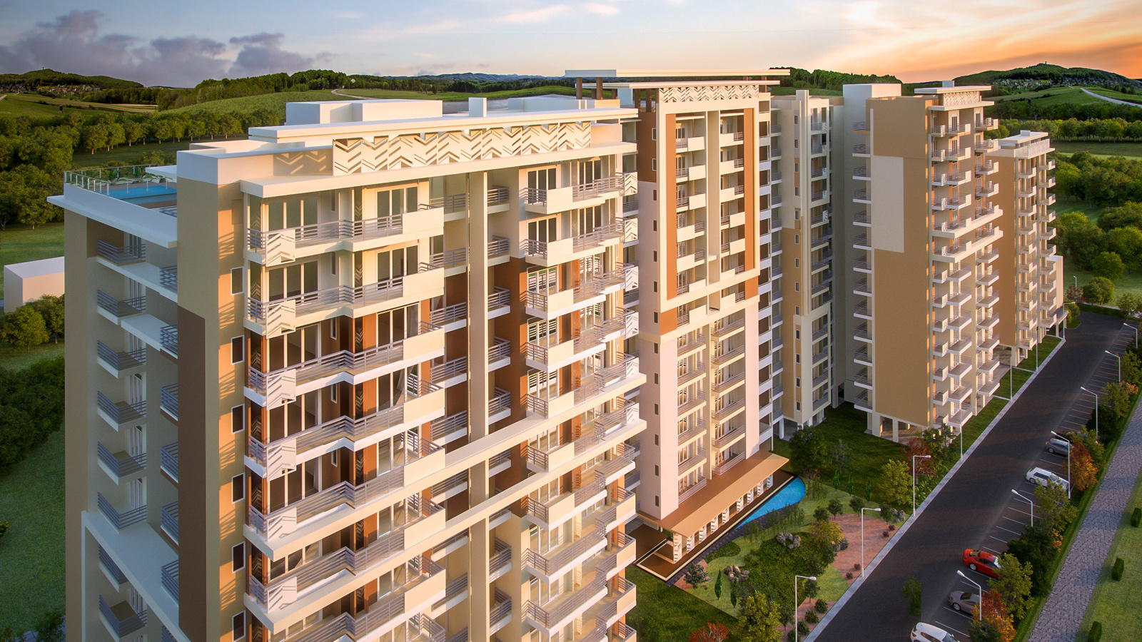 1284 sq ft 2 BHK 2T Apartment for Sale in Alliance Buildtech The