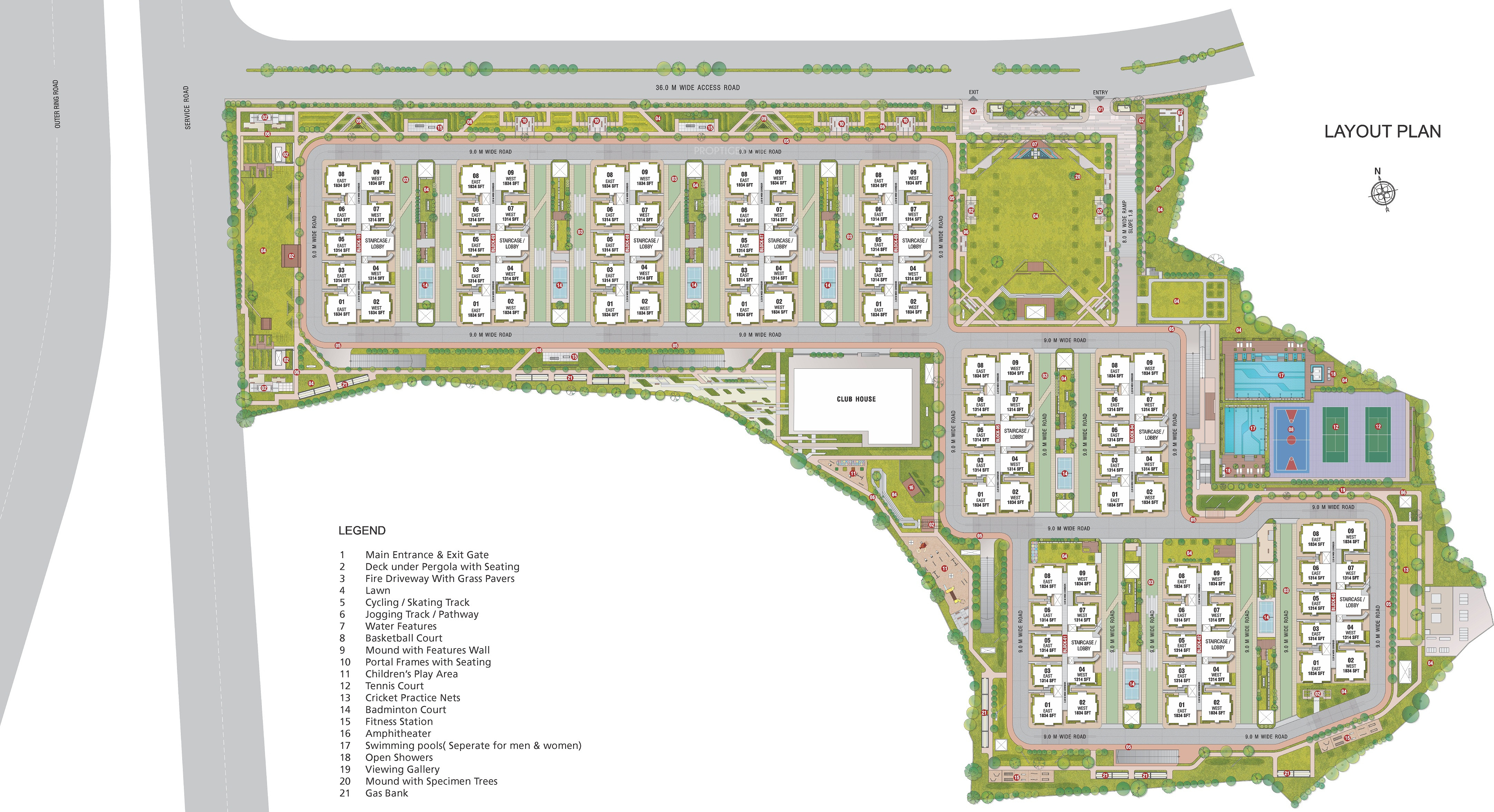 My Home Avatar in Manikonda, Hyderabad Price, Location Map, Floor