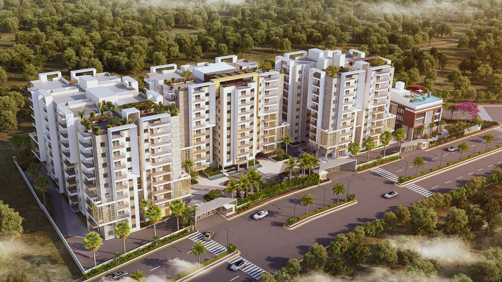 1935 sq ft 3 BHK 3T Apartment for Sale in Alekhya homes Palm Woods