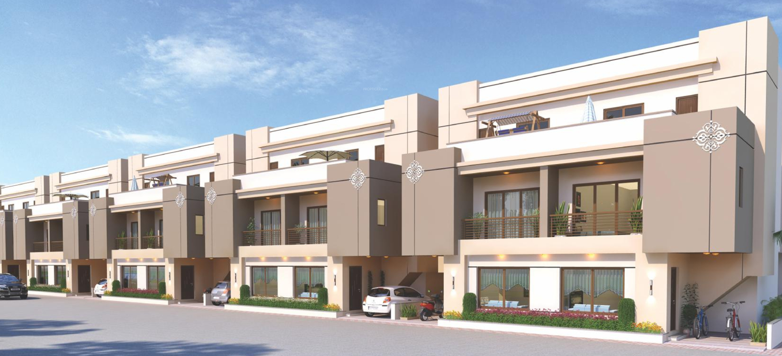 Image of Location Map of Akshar Group Pavilion Villa Gokul Nagar