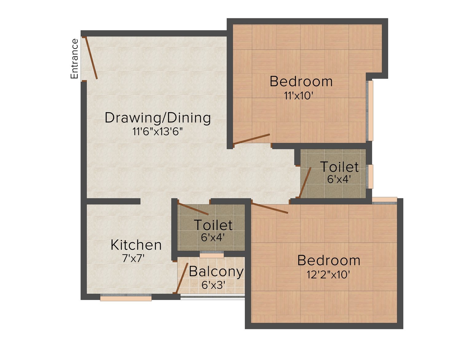 Kalyani Infrastructure Kalyani Apartments 2 in Kolar Road, Bhopal