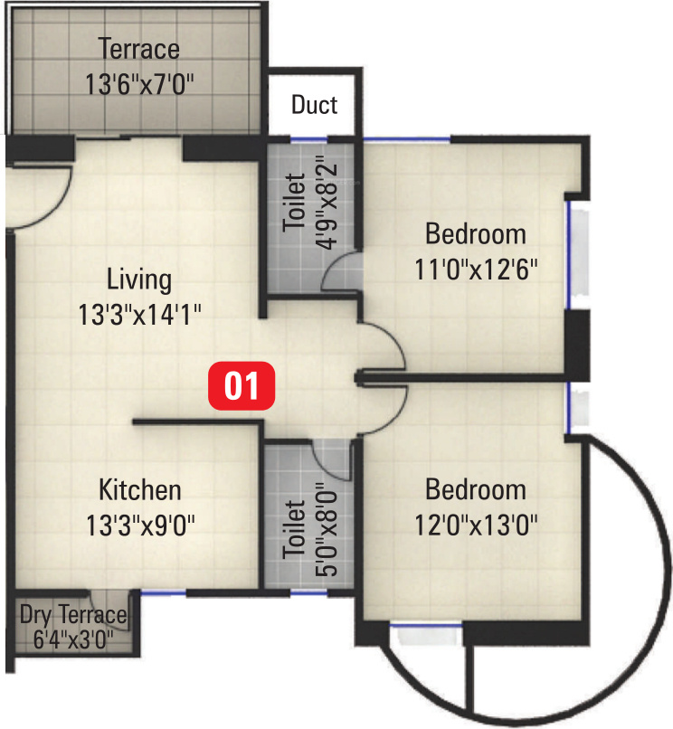 Kumar Millenium in Kothrud, Pune Price, Location Map, Floor Plan