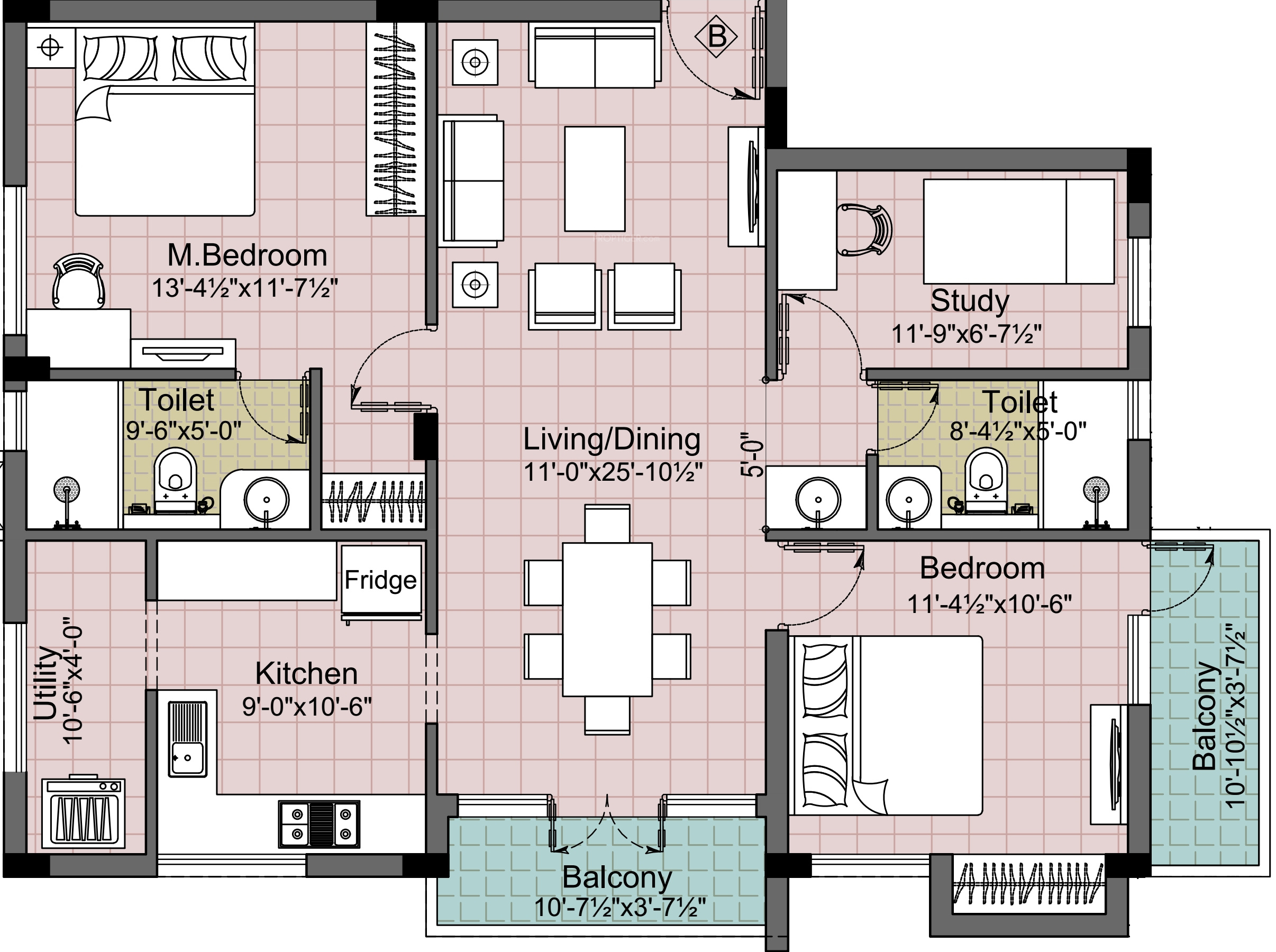 Masterpiece Trevose in Adyar, Chennai Price, Location Map, Floor Plan