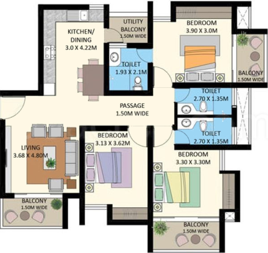 Edcon Greenfields in Santa Cruz, Goa Price, Location Map, Floor Plan