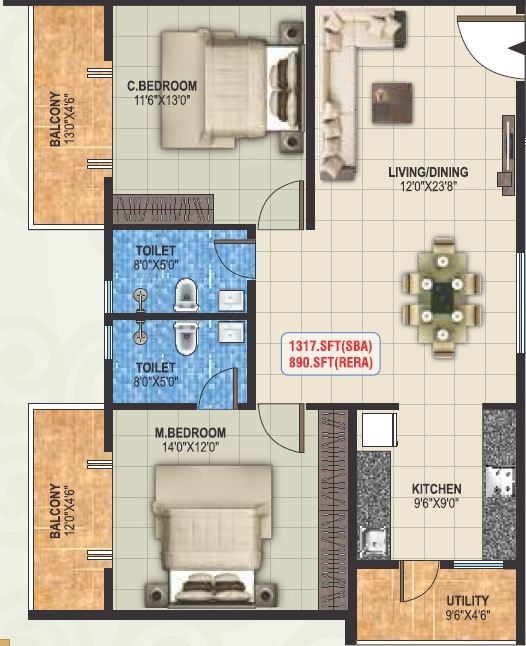Saranya Soham in Marathahalli, Bangalore Price, Location Map, Floor