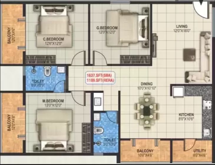 Saranya Soham in Marathahalli, Bangalore Price, Location Map, Floor