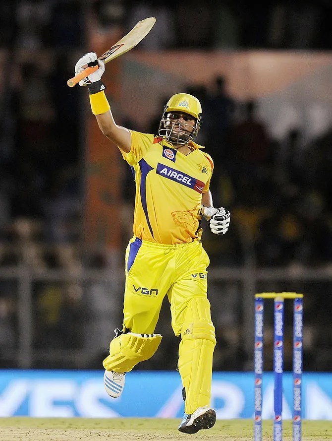 Stats Raina is the record man for Chennai! Rediff Cricket