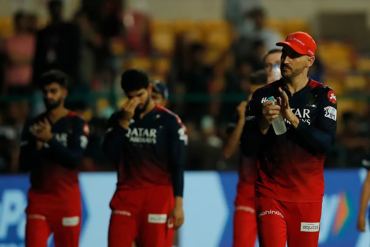 IPL 2023 Candid Du Plessis says RCB didn't deserve to be in playoffs