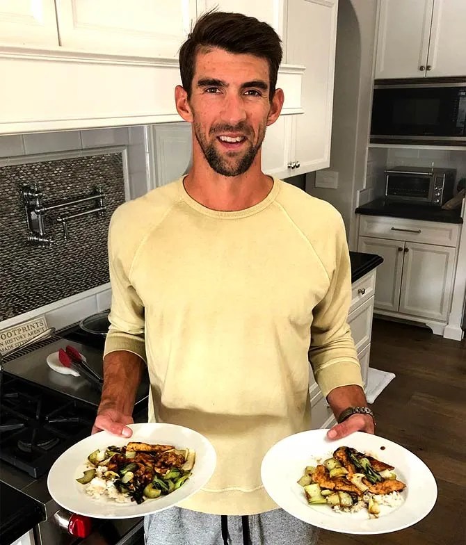 What does Michael Phelps eat for lunch? Get Ahead