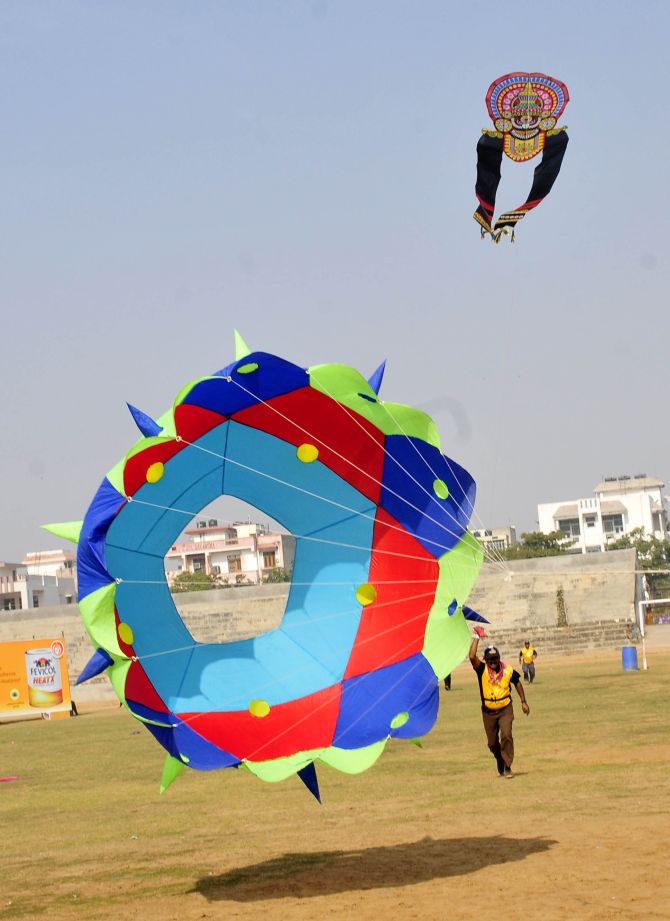 Kai po che! Colourful kites take to the skies in Jaipur